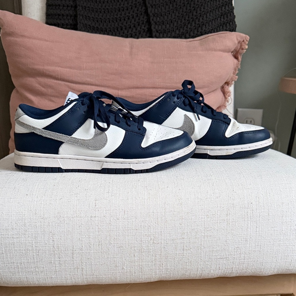 Nike Dunk Low Navy White Gray | Men’s Size 8.5 | Classic Colorway